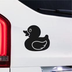 Funny Rubber Duck Bumper Sticker