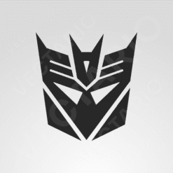 Alternative view of Decepticon Transformers Laptop Decal
