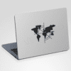 World Map Laptop Tablet Sticker Decal