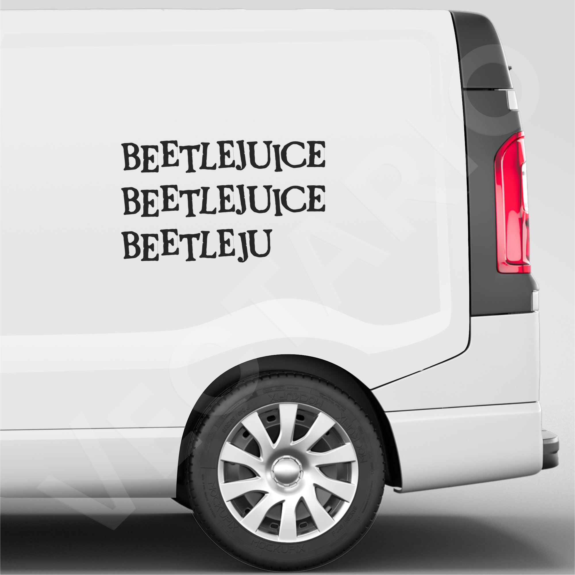 Beetlejuice Decal Halloween Vinyl Sticker Spooky Movie Quote Decal