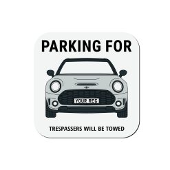 Mini Clubman Personalised Ceramic Mug & Coaster Gift Set - Image 3