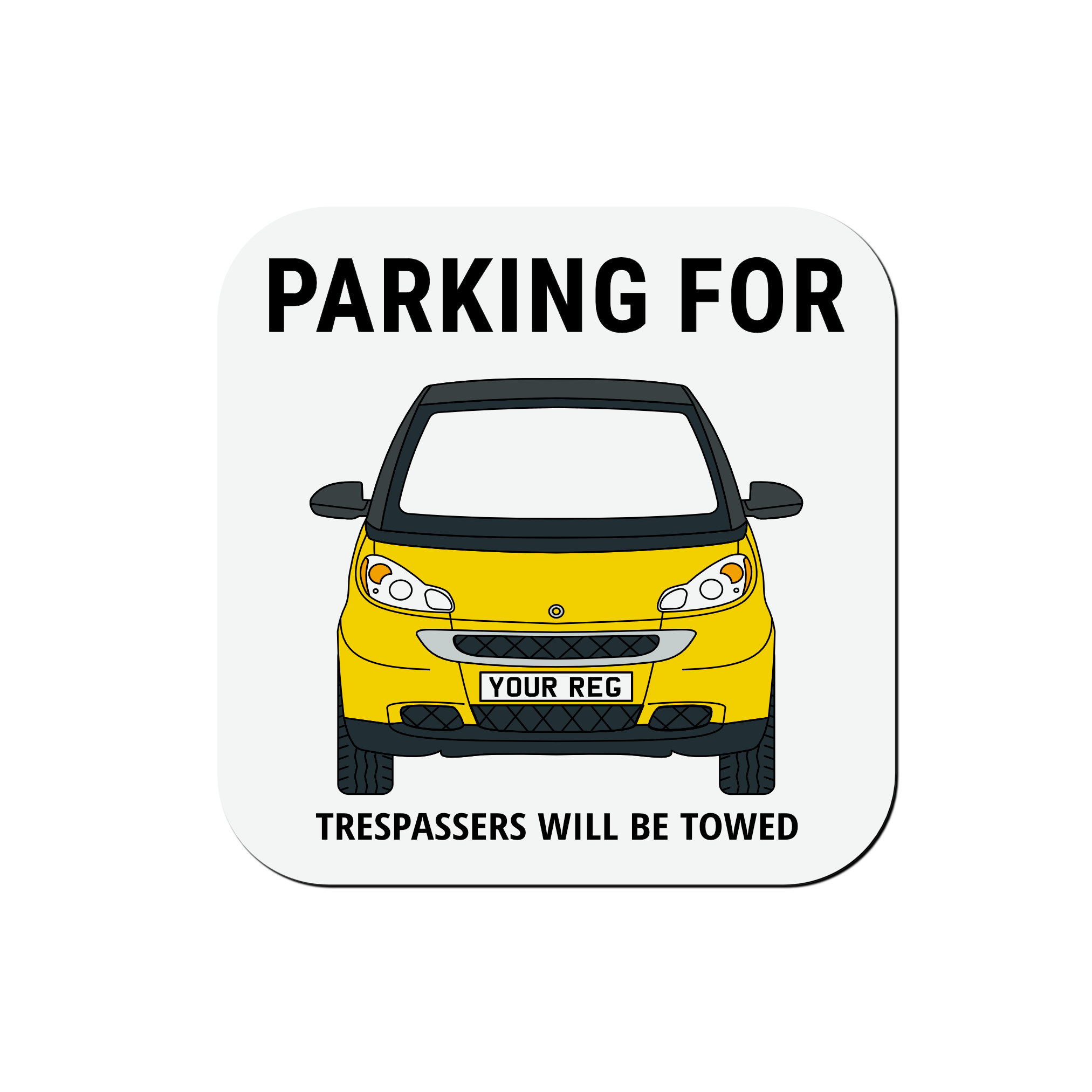 Smart For Two Personalised Ceramic Mug & Coaster Gift Set - Image 3