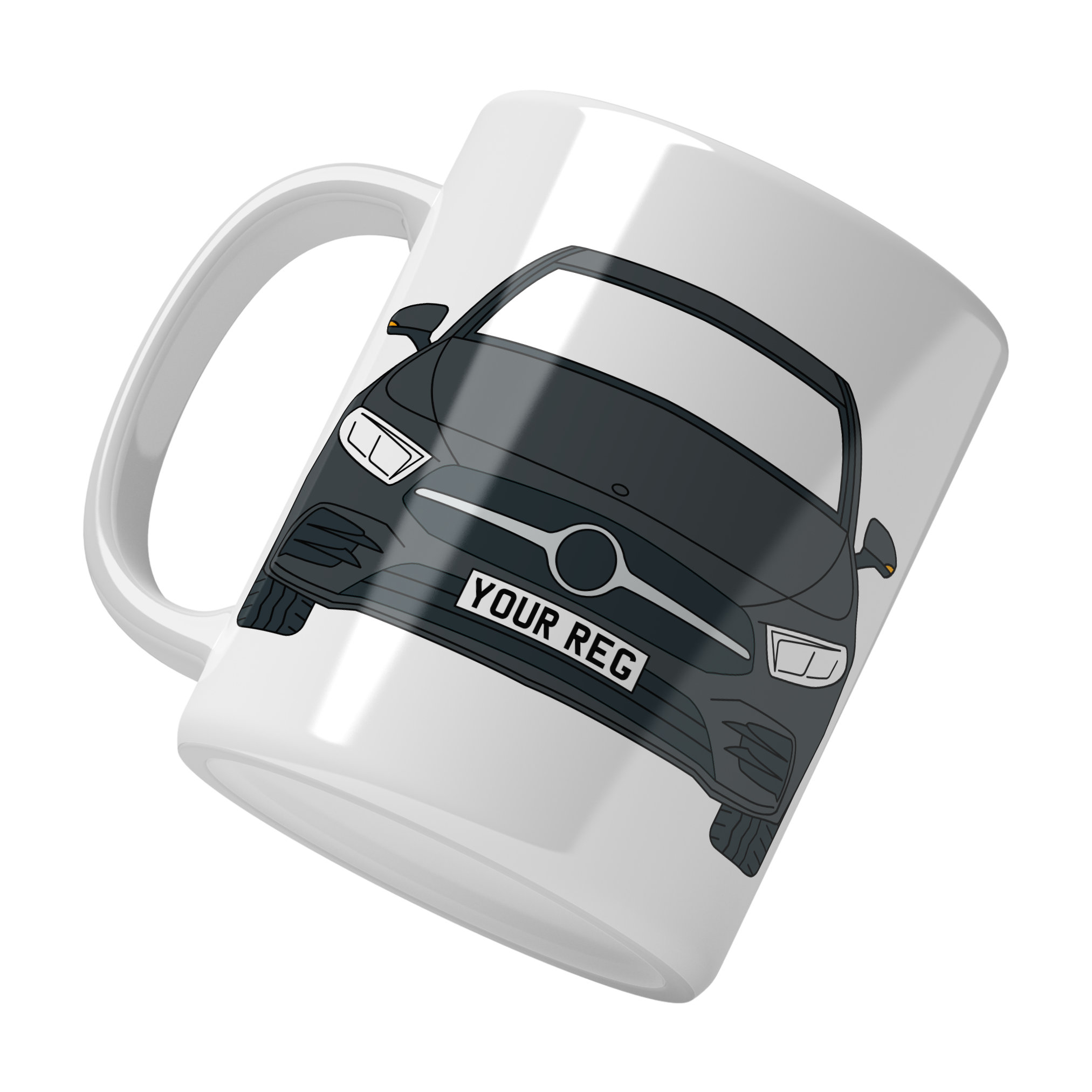 Mercedes Benz A-Class Personalised Ceramic Mug & Coaster Gift Set - Image 10