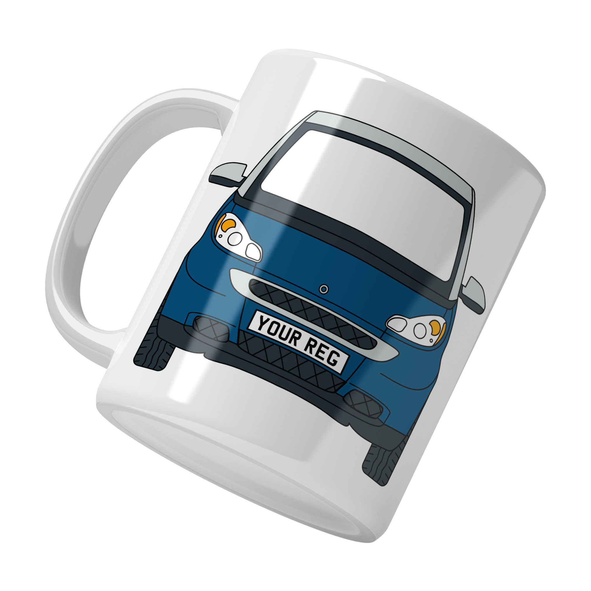 Smart For Two Personalised Ceramic Mug & Coaster Gift Set - Image 10