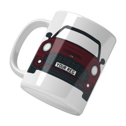 Mini Clubman Personalised Ceramic Mug & Coaster Gift Set - Image 6