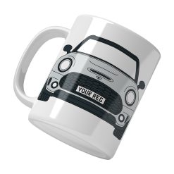 Mini Clubman Personalised Ceramic Mug & Coaster Gift Set - Image 8