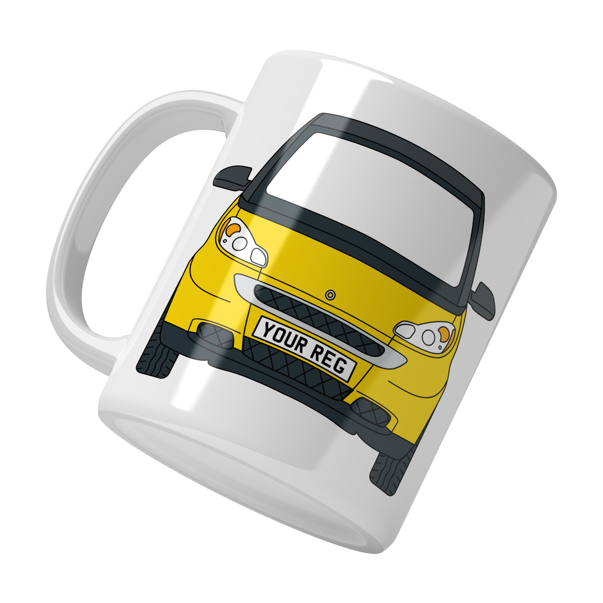 Smart For Two Personalised Ceramic Mug & Coaster Gift Set - Image 9
