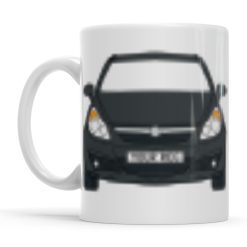 Vauxhall Corsa Personalised Ceramic Mug & Coaster Gift Set - Image 4