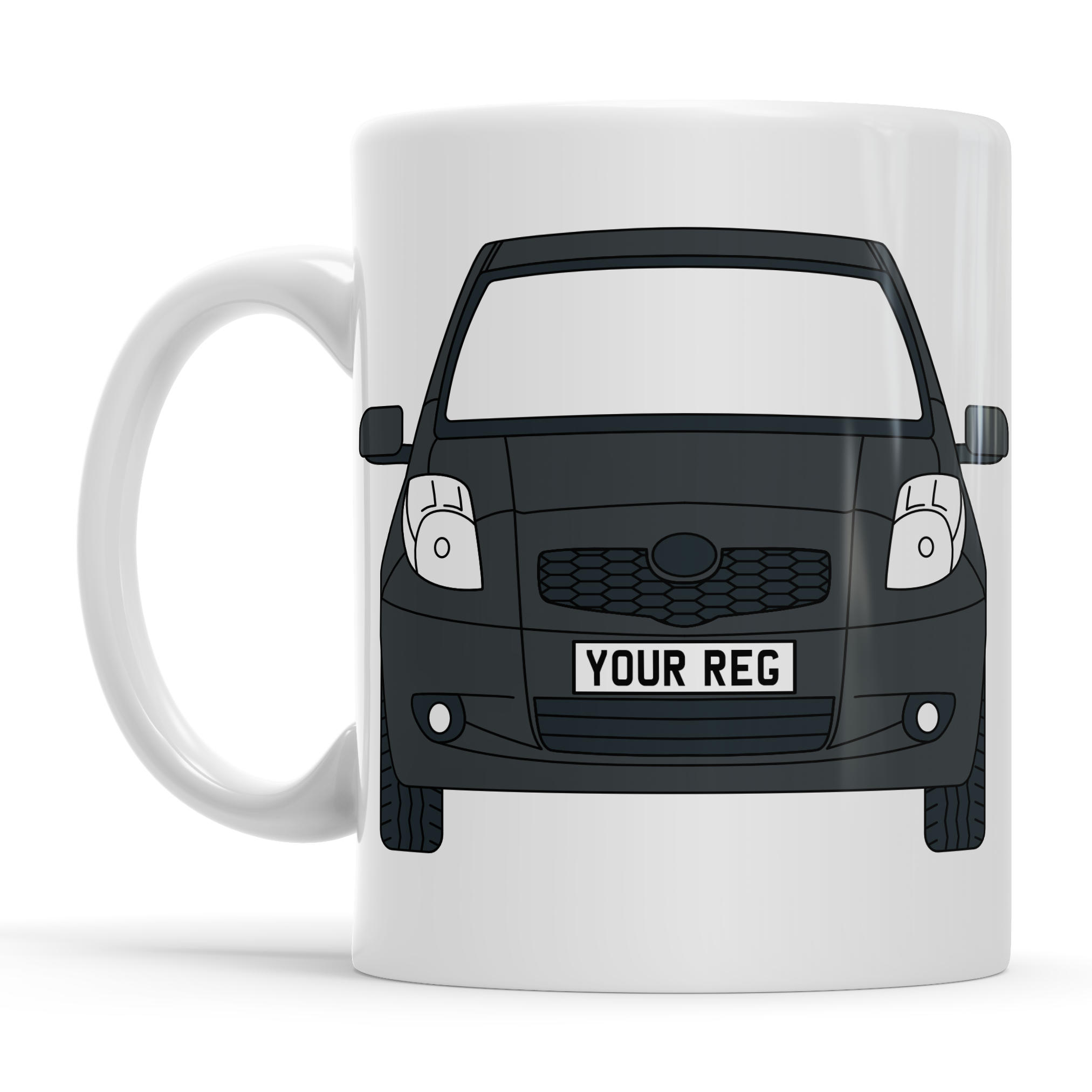 Toyota Yaris Personalised Ceramic Mug & Coaster Gift Set - Image 10