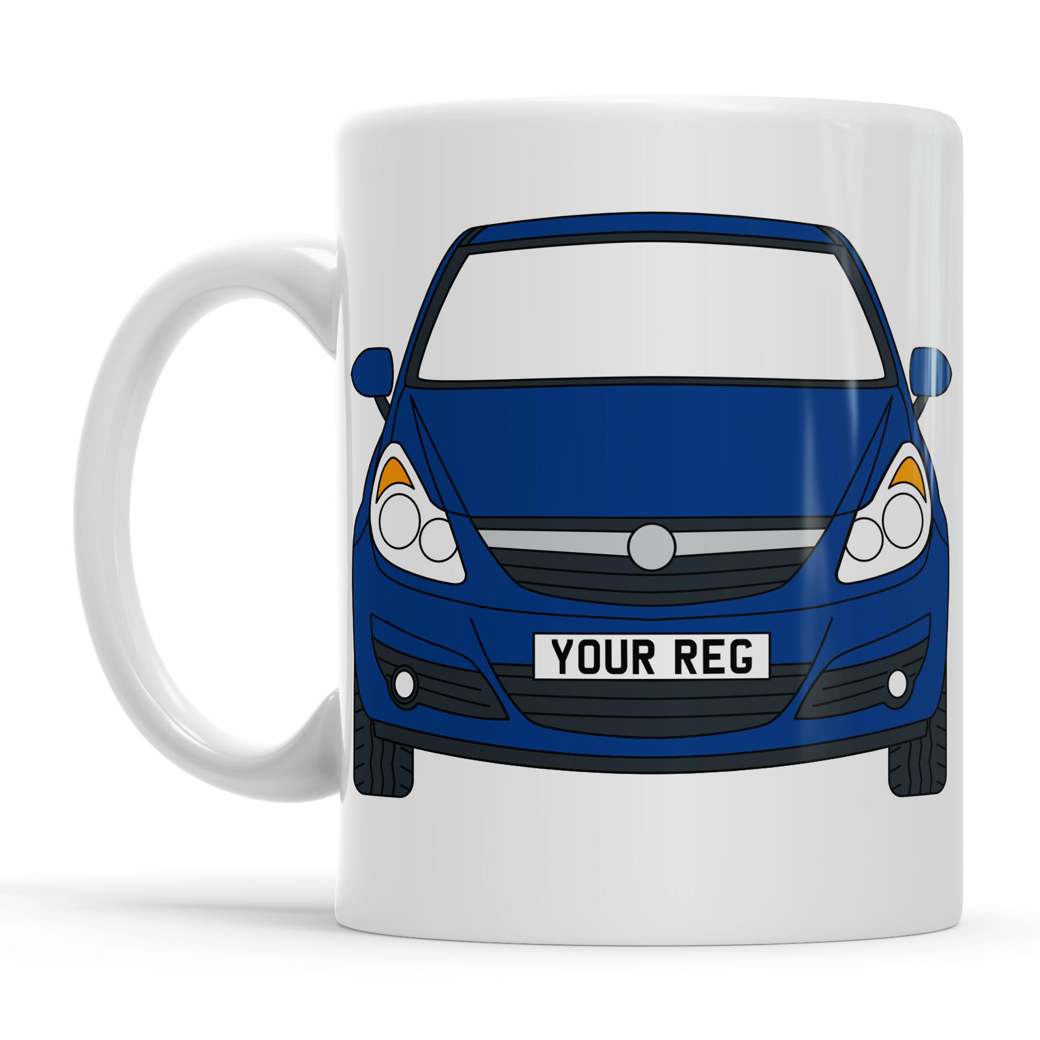 Vauxhall Corsa Personalised Ceramic Mug & Coaster Gift Set - Image 5