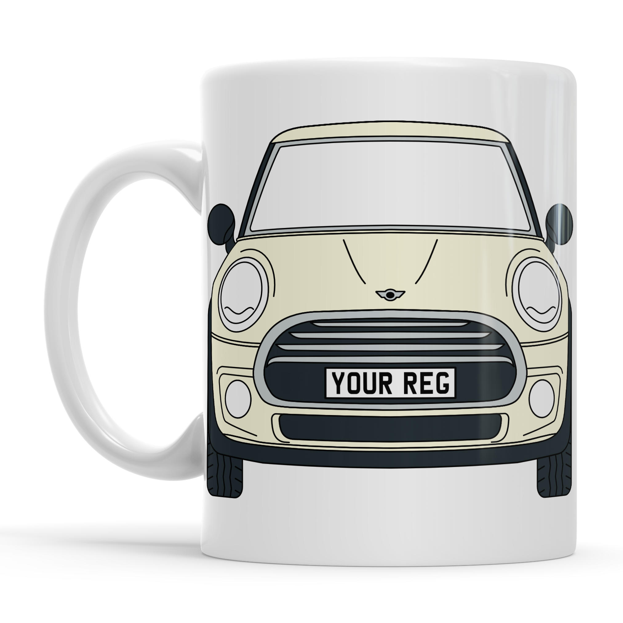 Mini Cooper Personalised Ceramic Mug & Coaster Gift Set - Image 12