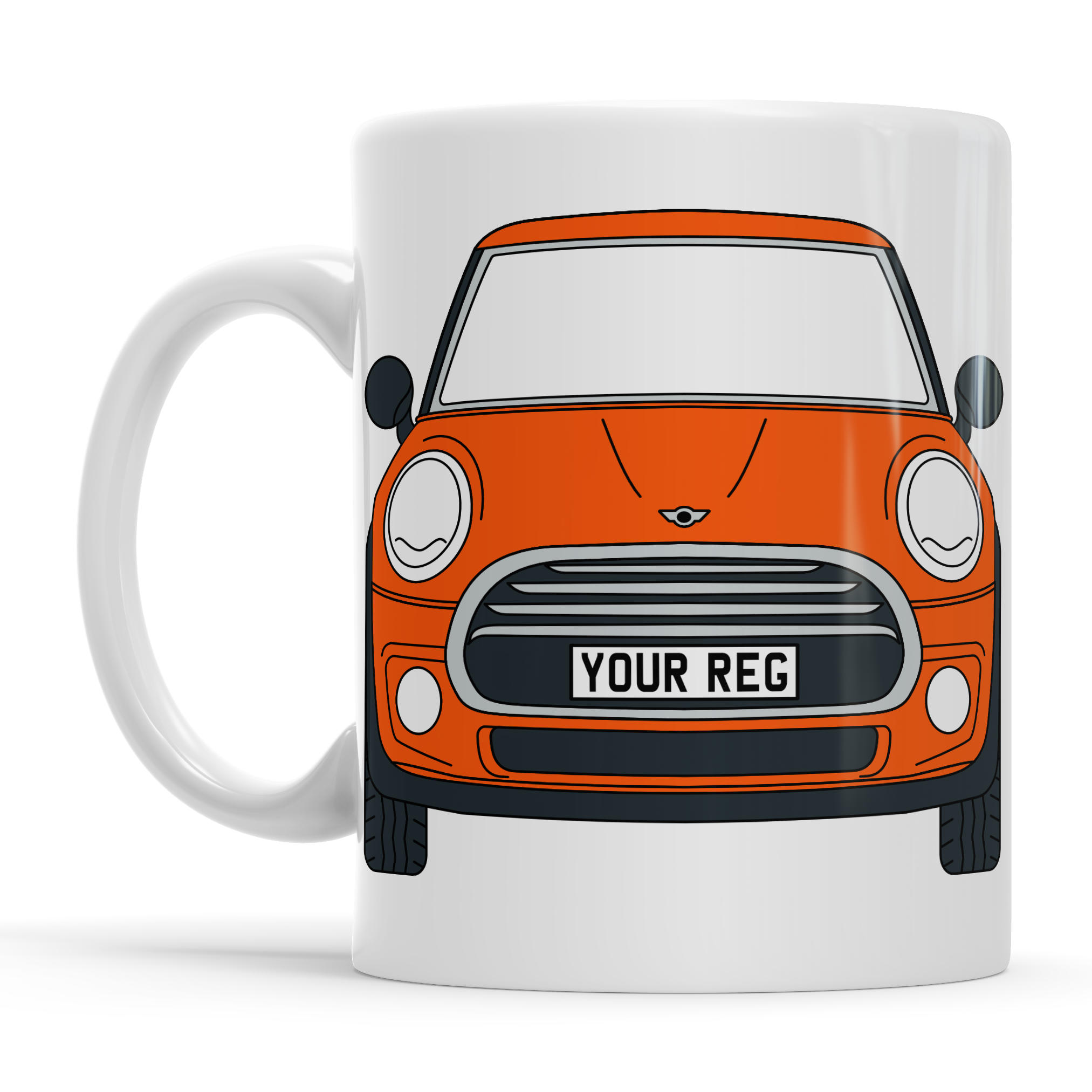 Mini Cooper Personalised Ceramic Mug & Coaster Gift Set - Image 7