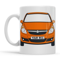 Vauxhall Corsa Personalised Ceramic Mug & Coaster Gift Set - Image 7