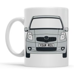 Toyota Yaris Personalised Ceramic Mug & Coaster Gift Set - Image 5
