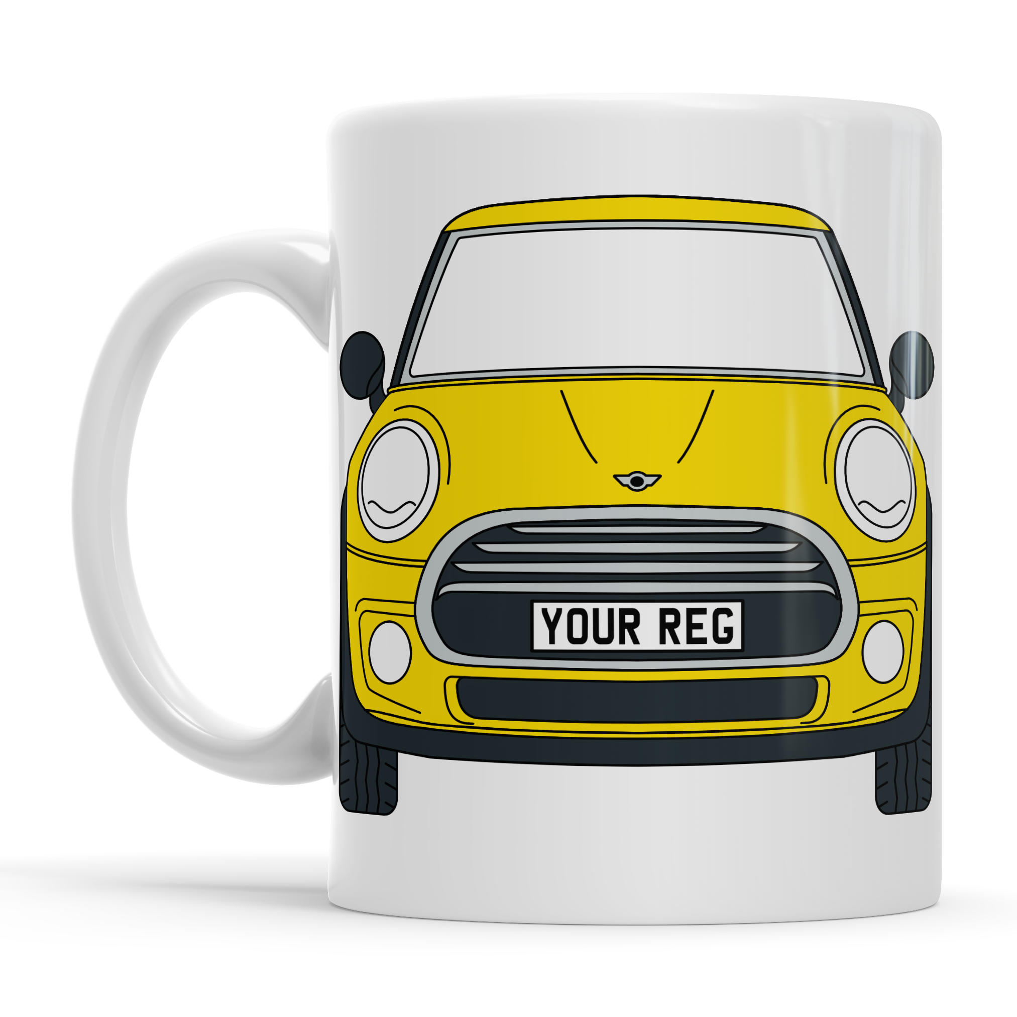 Mini Cooper Personalised Ceramic Mug & Coaster Gift Set - Image 11