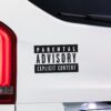 Parental Advisory Explicit Content Bumper Sticker