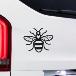 Alternative view of Manchester Bee Decal | Symbol of Strength & Solidarity Vinyl Sticker