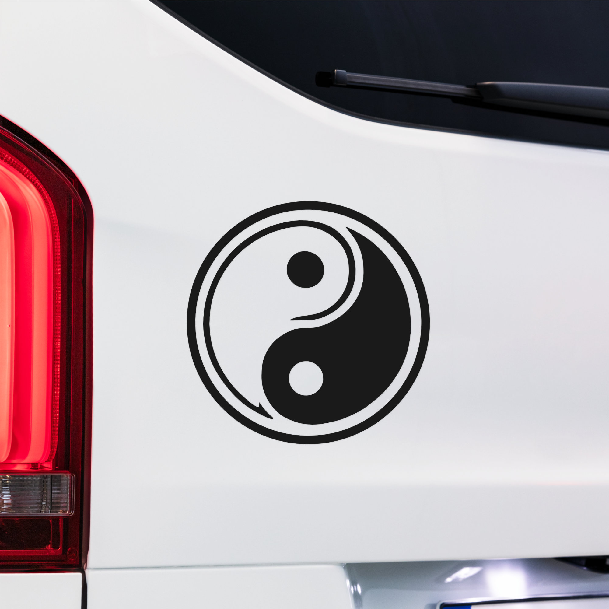 Yin Yang Bumper Sticker