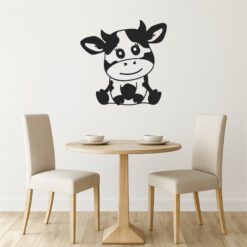 Alternative view of Cute Cow Decal | Farm Animal Vinyl Sticker