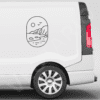 Coastal Calm Cliffside Beach View Camper Van Life Decal