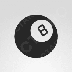 Alternative view of Magic Snooker Pool 8 Ball Decal Bold Retro Style