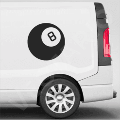 Magic Snooker Pool 8 Ball Decal Bold Retro Style