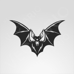 Alternative view of Bat Decal Fierce Gothic Winged Design
