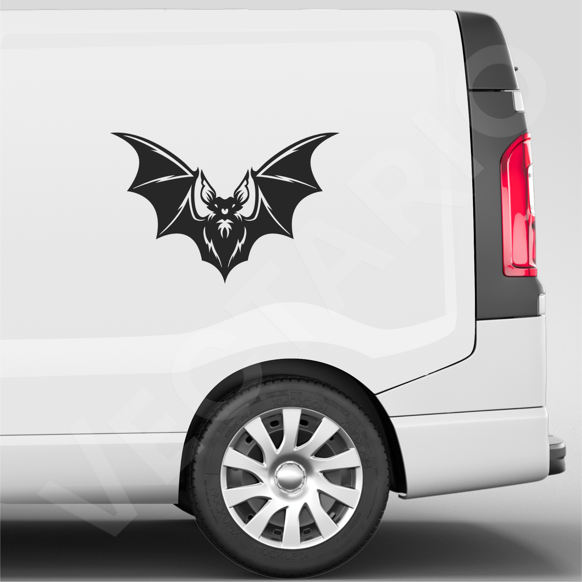 Bat Decal Fierce Gothic Winged Design
