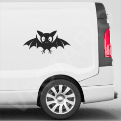 Cute Bat Decal Playful Flying Creature Design