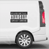 Parental Advisory Explicit Content Decal Sticker