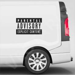 Parental Advisory Explicit Content Decal Sticker