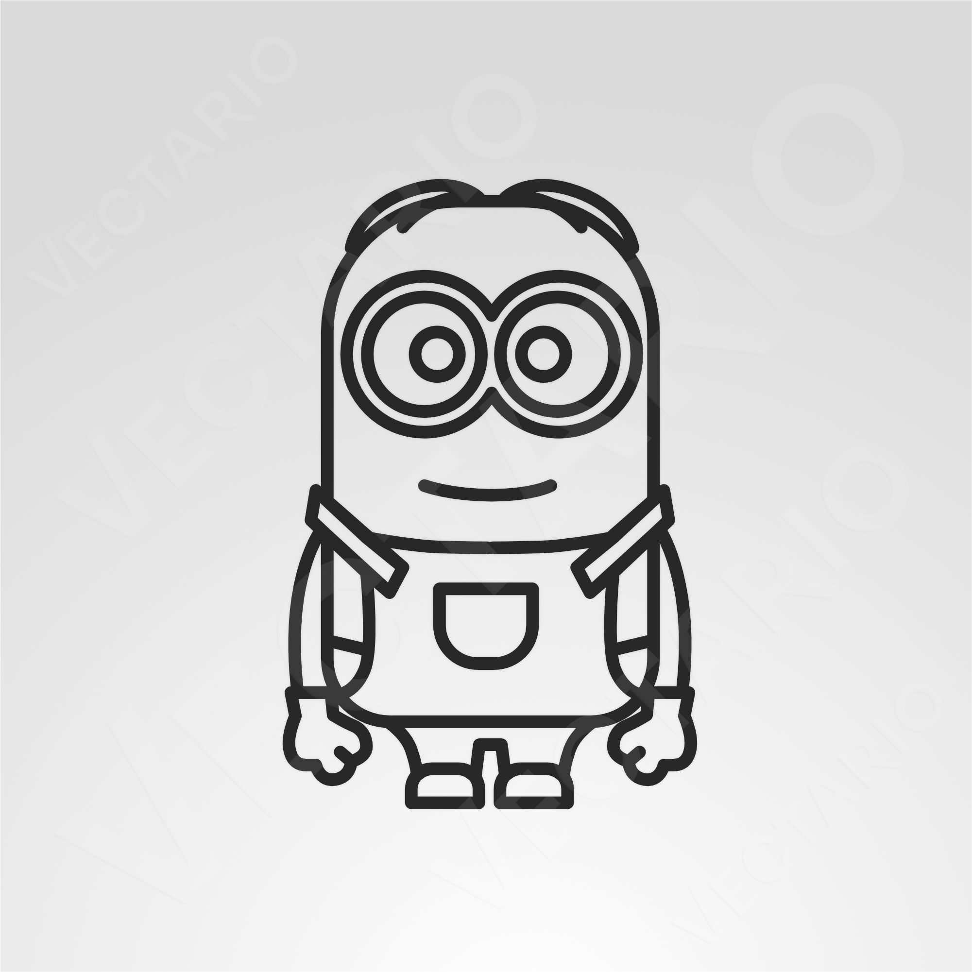 Funny Minion Bumper Sticker - Image 2