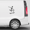 Skater Bones Skeleton Skater Decal Vinyl Sticker