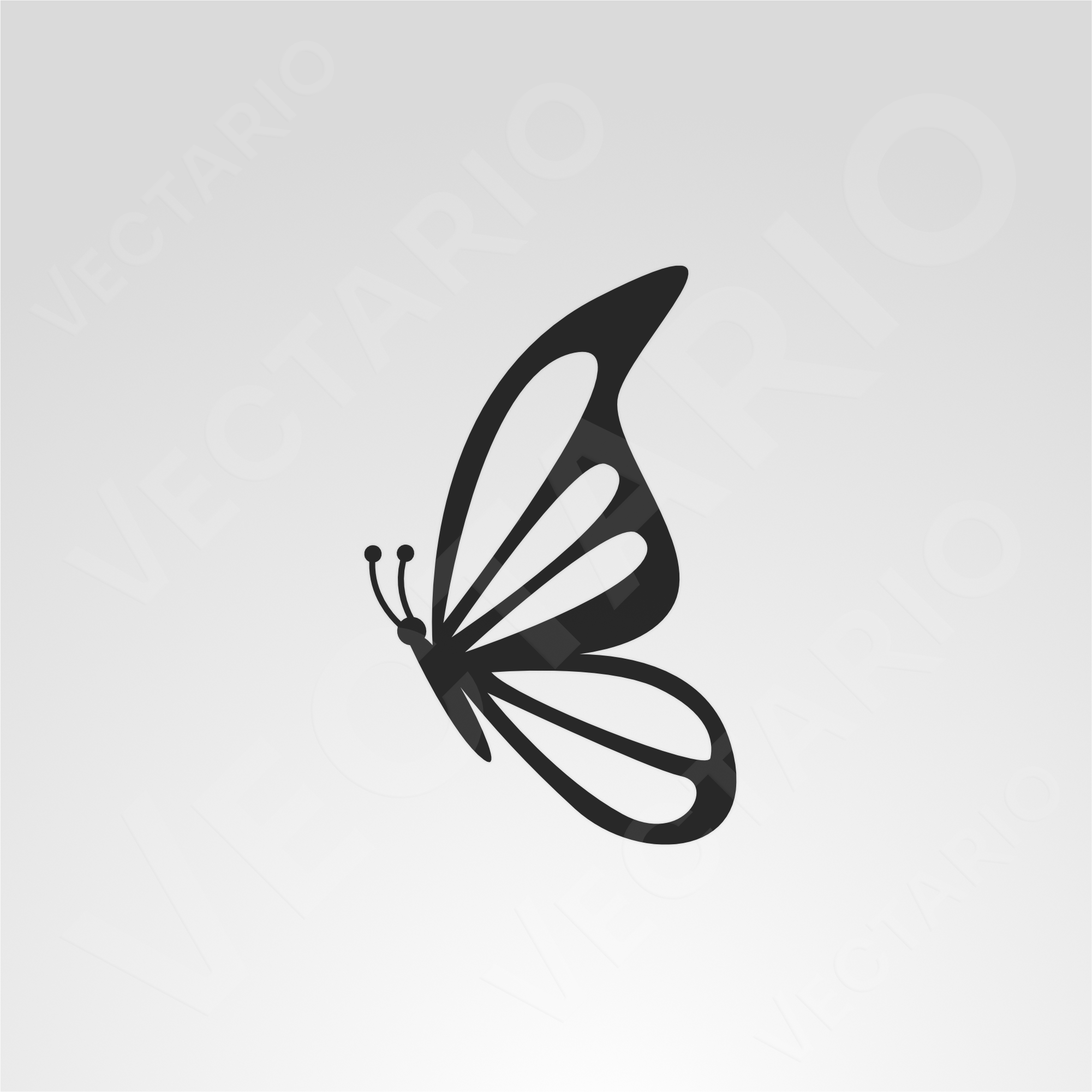Butterfly Bumper Sticker - Image 2