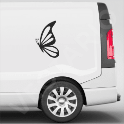 Butterfly Outline Decal | Elegant Wing Vinyl Sticker