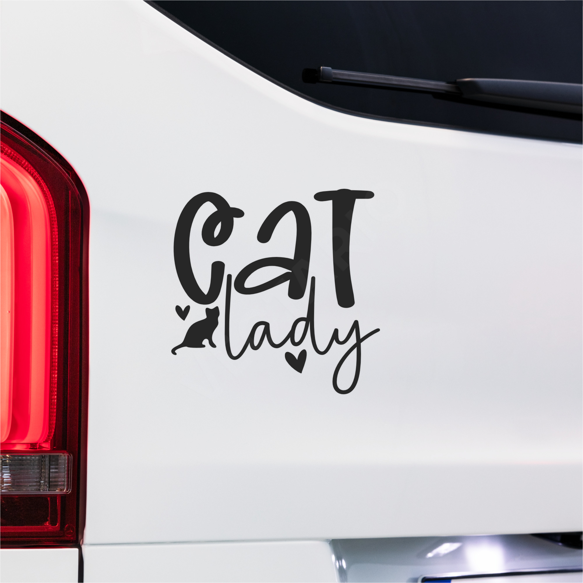Cat Lady Life Funny Bumper Sticker Decal