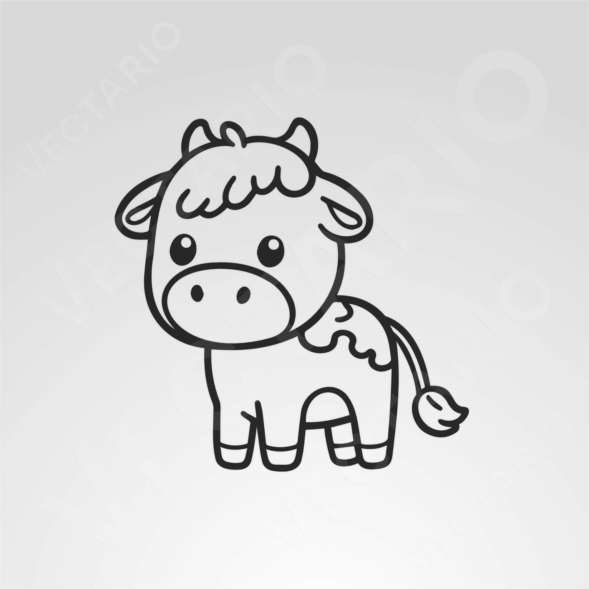 Moo Cutie Kawaii Cow Decal Baby Cow Vinyl Sticker - Image 2