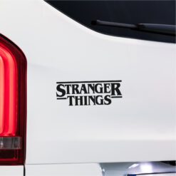 Alternative view of Stranger Things Decal | Retro Logo Vinyl Sticker for Fans of the Upside Down