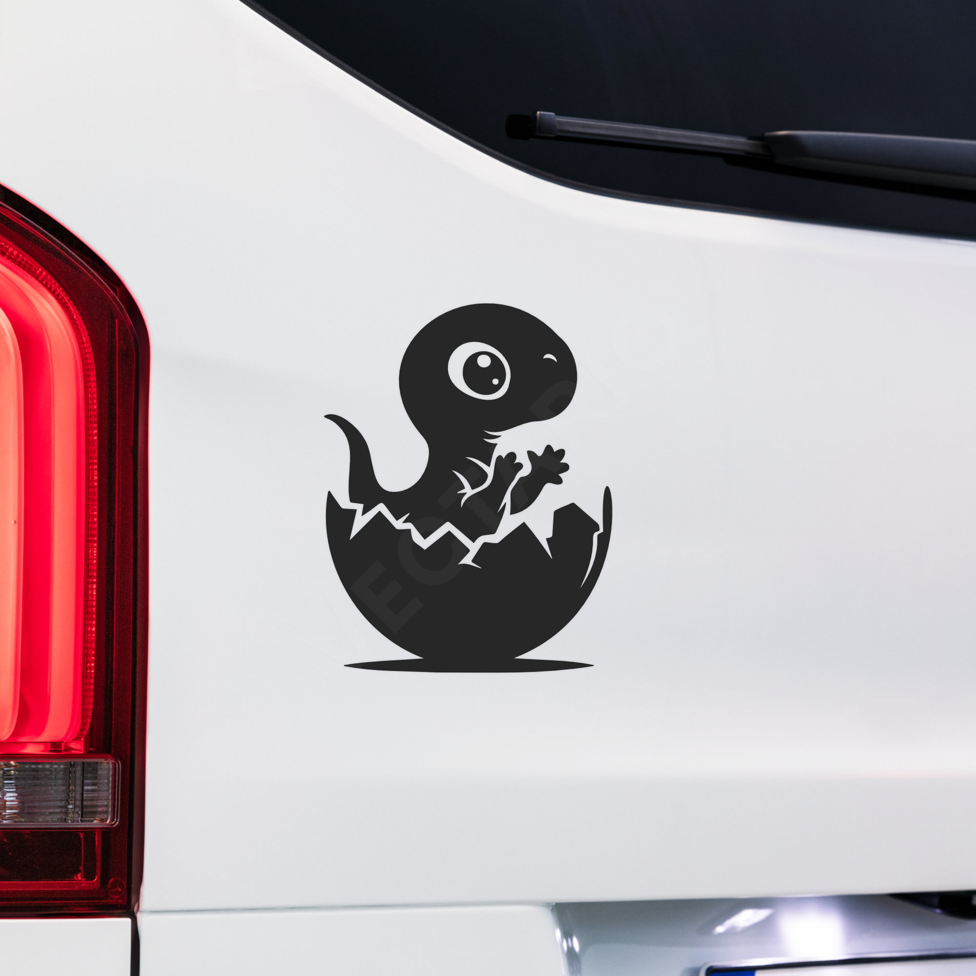 Hatching Baby Dino Cute Dinosaur Bumper Sticker