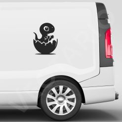 Hatching Baby Dino Cute Dinosaur Decal