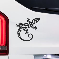 Tribal Gecko Bumper Sticker