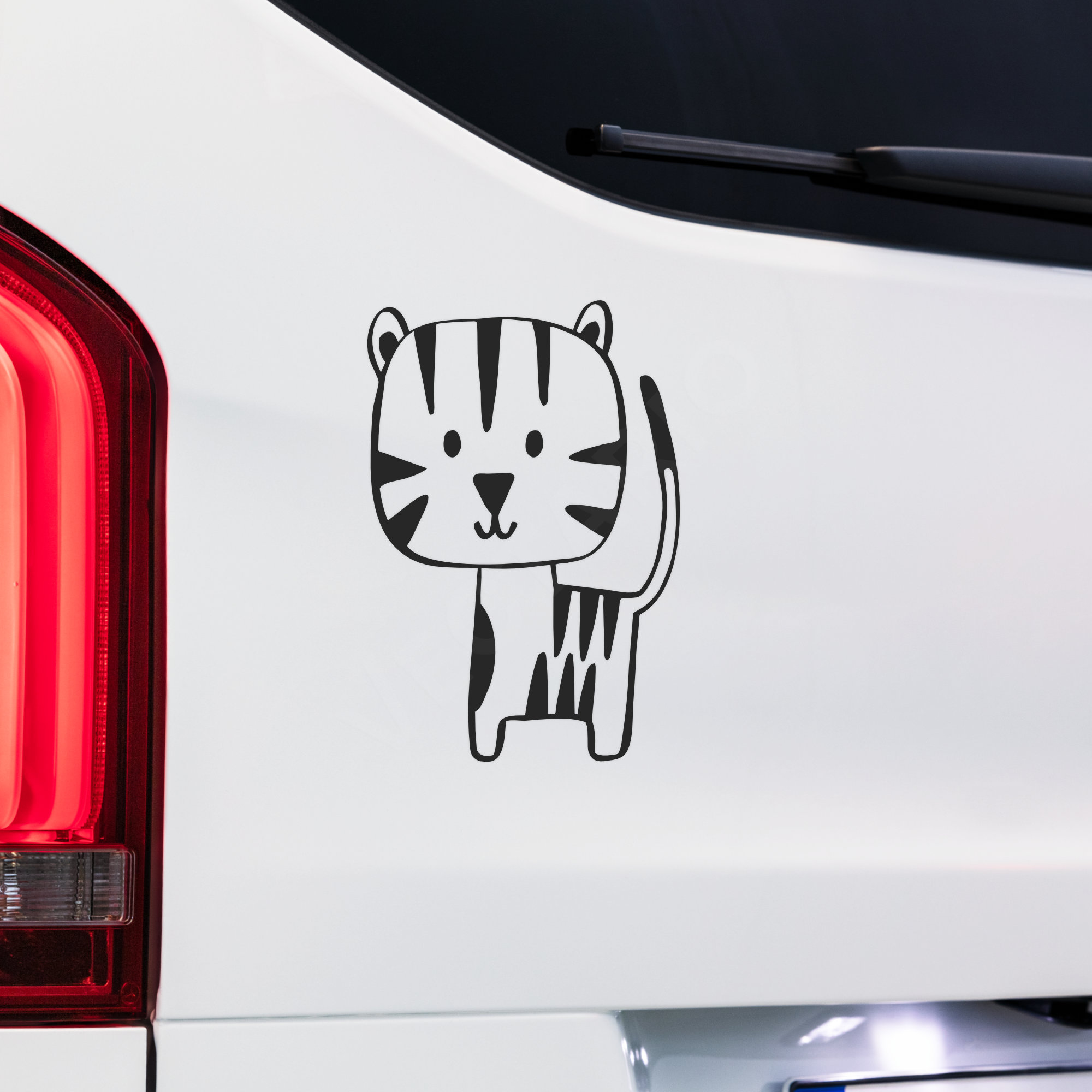 Cute Tiger Bumper Sticker