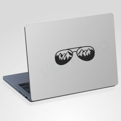 Mountain Sunglasses Decal Cool Laptop Tablet Sticker