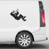 Ska 2 Tone Decal Relaxed Trumpet Player Sticker Ska & Mod Fans