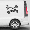Guy Martin Skull Decal Spanner Crossbones Vinyl Sticker