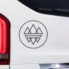 Minimalist Mountain Bumper Sticker