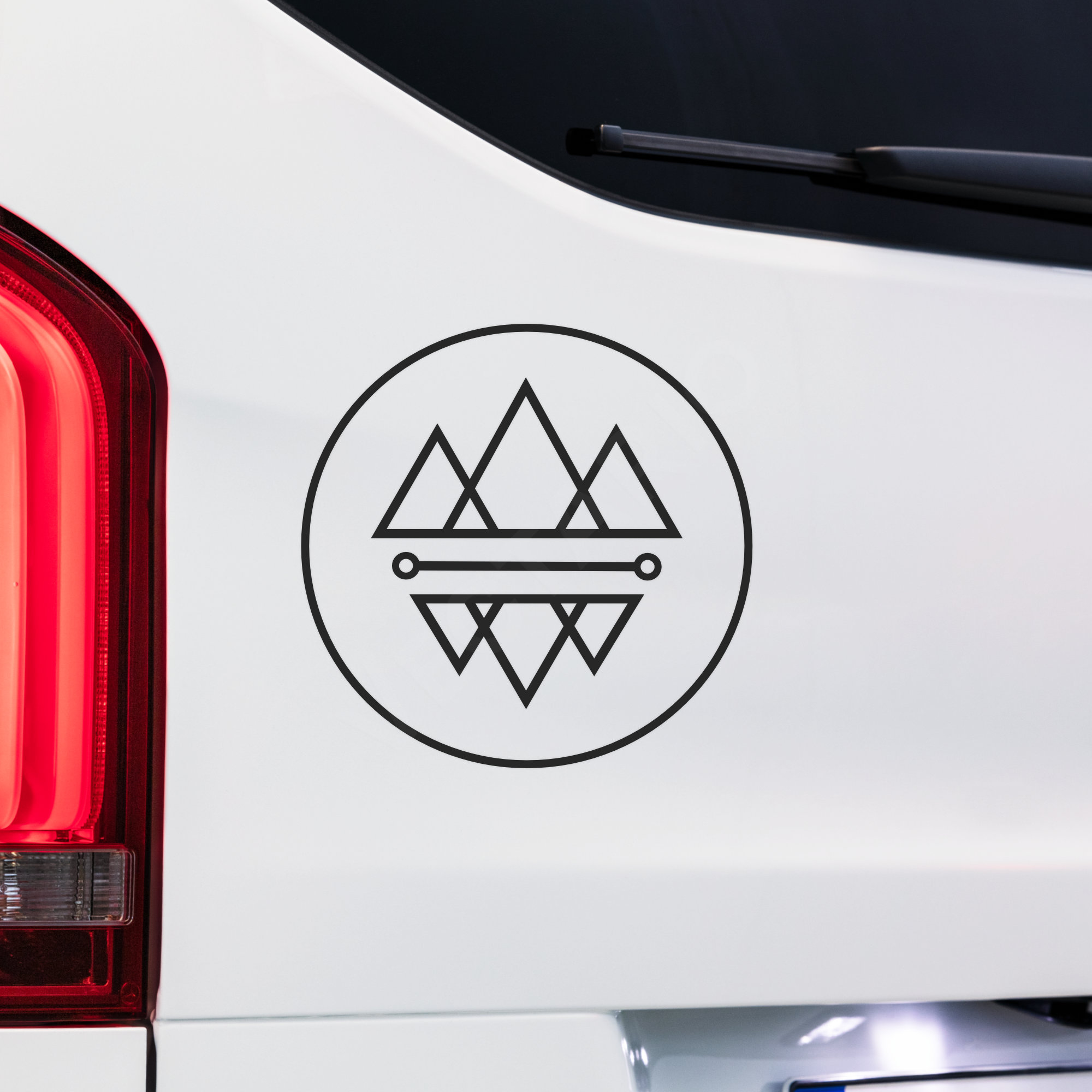 Minimalist Mountain Bumper Sticker