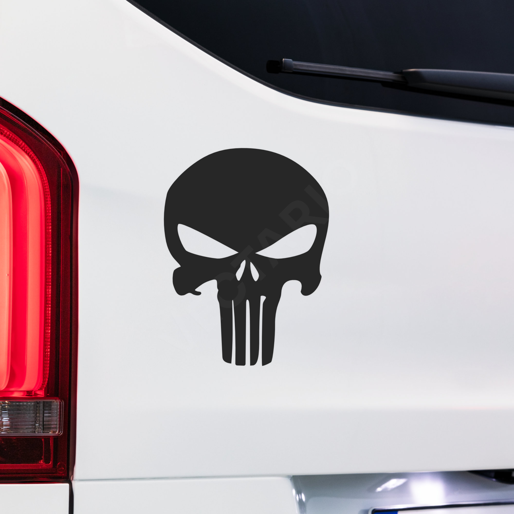 Skull Punisher Bumper Sticker