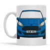 Ford Fiesta Personalised Ceramic Mug & Coaster Gift Set