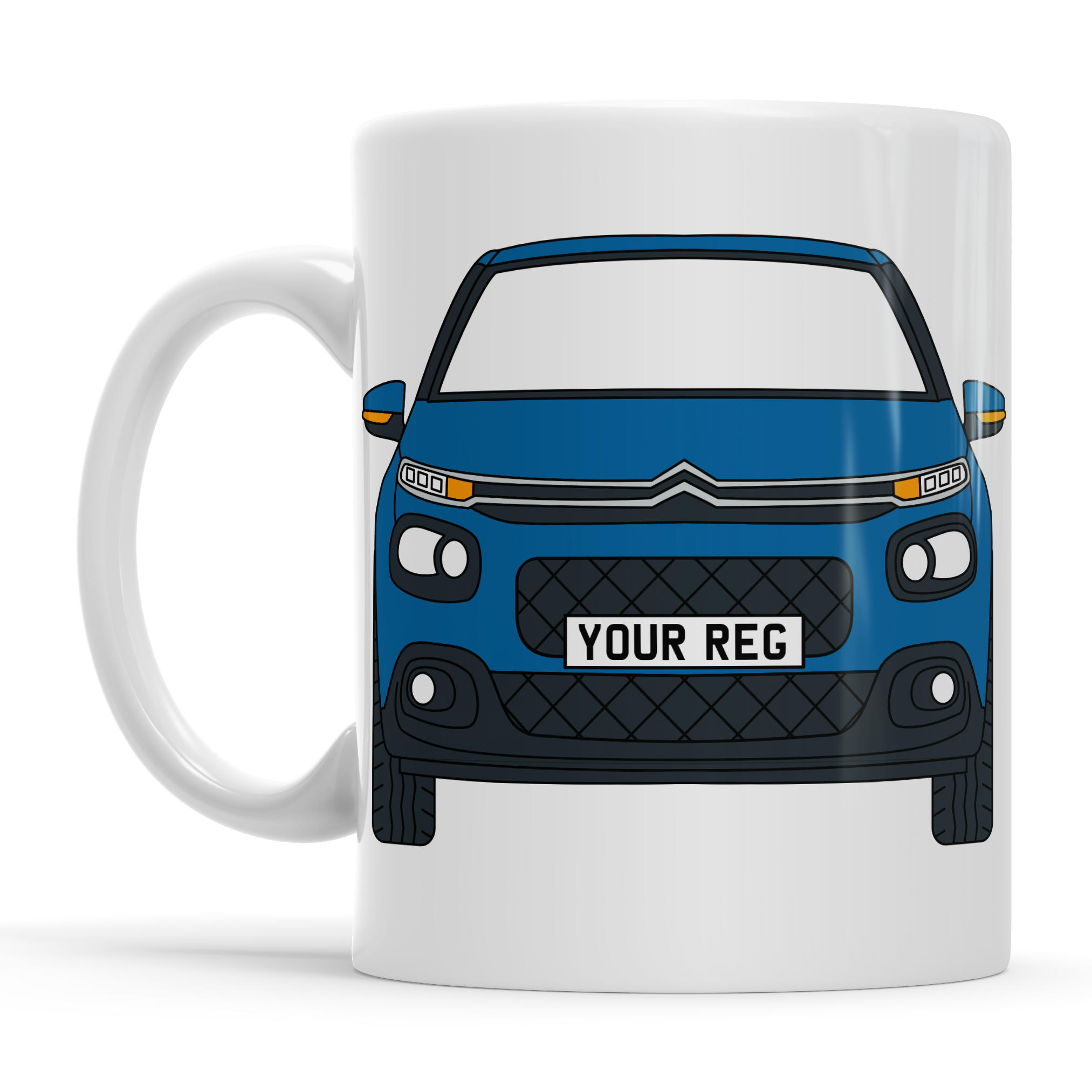 Citroen C3 Personalised Ceramic Mug & Coaster Gift Set